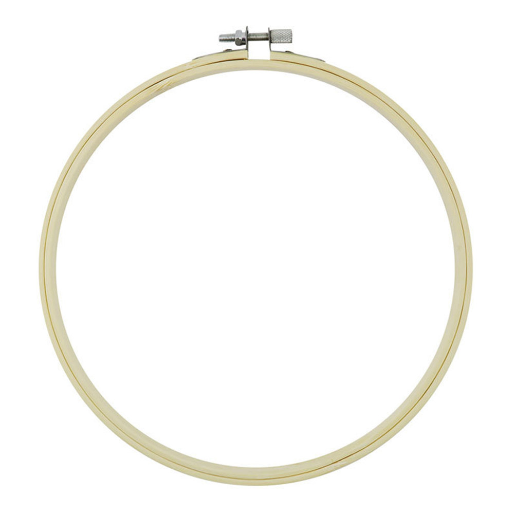 Art Craft Idea - 12-teiliges 20 cm Bambus-Stickrahmen-Set, verstellbarer Kreis