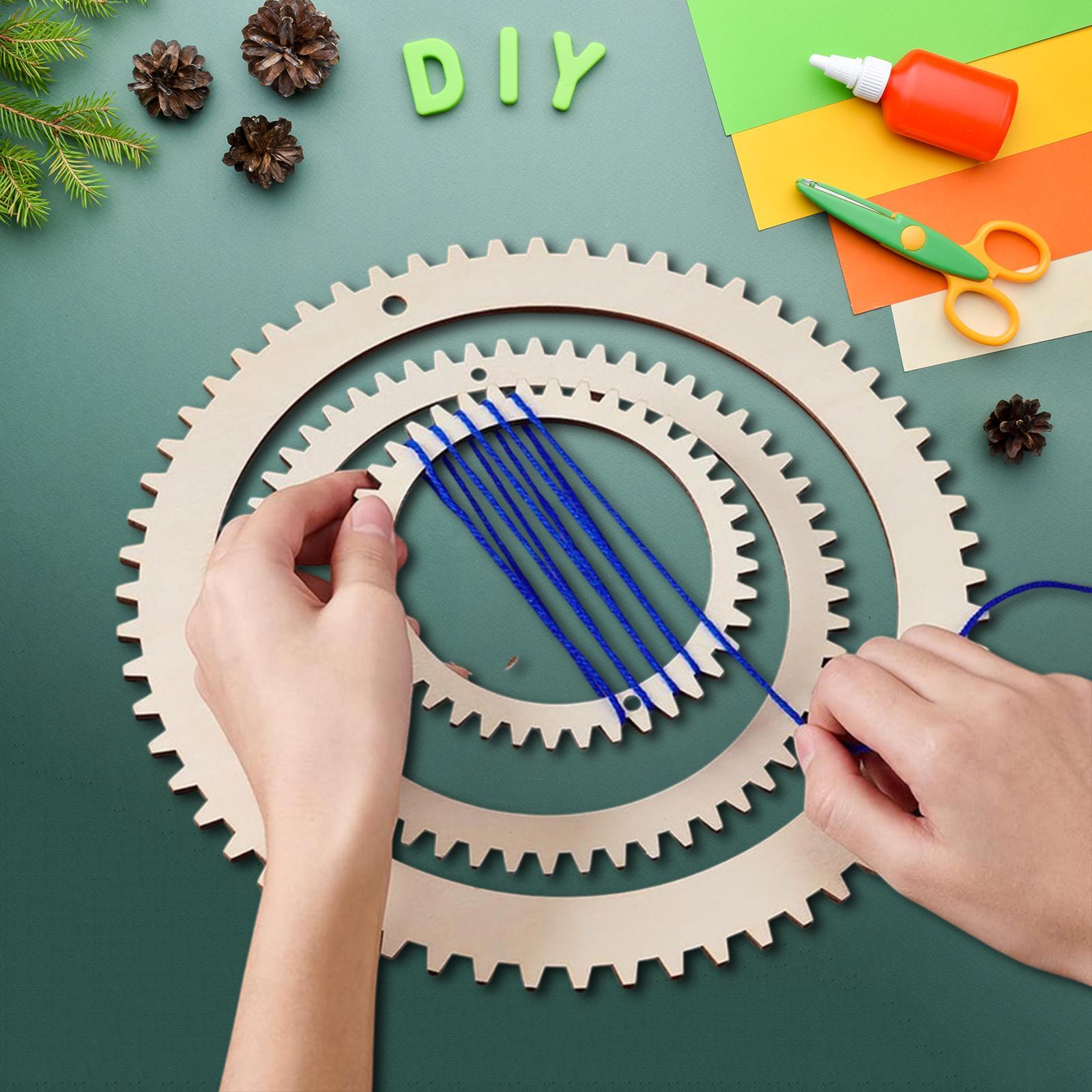 Art Craft Kits For Kids - DIY Webrahmen-Set Holzrahmen Kunsthandwerk Werkzeuge für