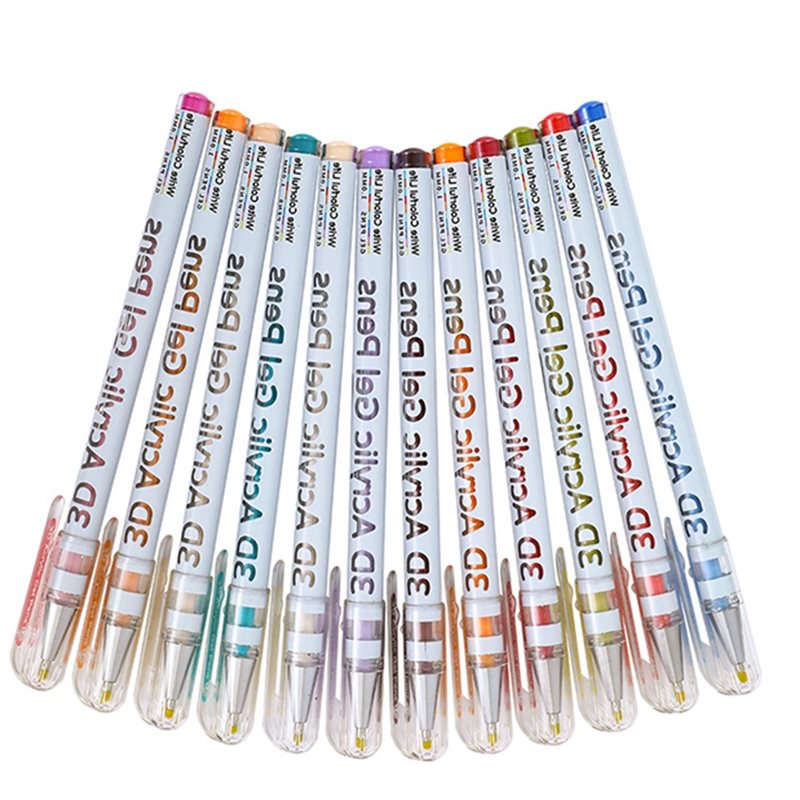 Art Craft Doodle - 【FITTING】Gelschreiber-Set aus duftendem Lava, 3D-Acryl-Gelstifte, farbige