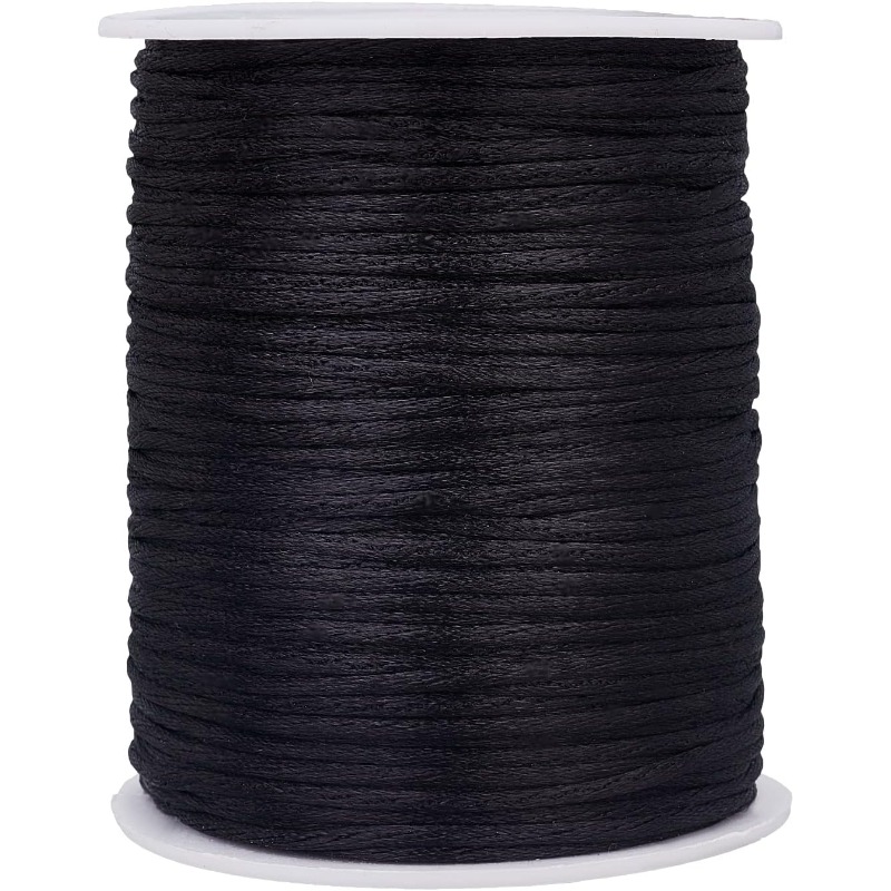 Macrame Cord Cotton - 106 Yards Rattail Satin Schnüre 2mm