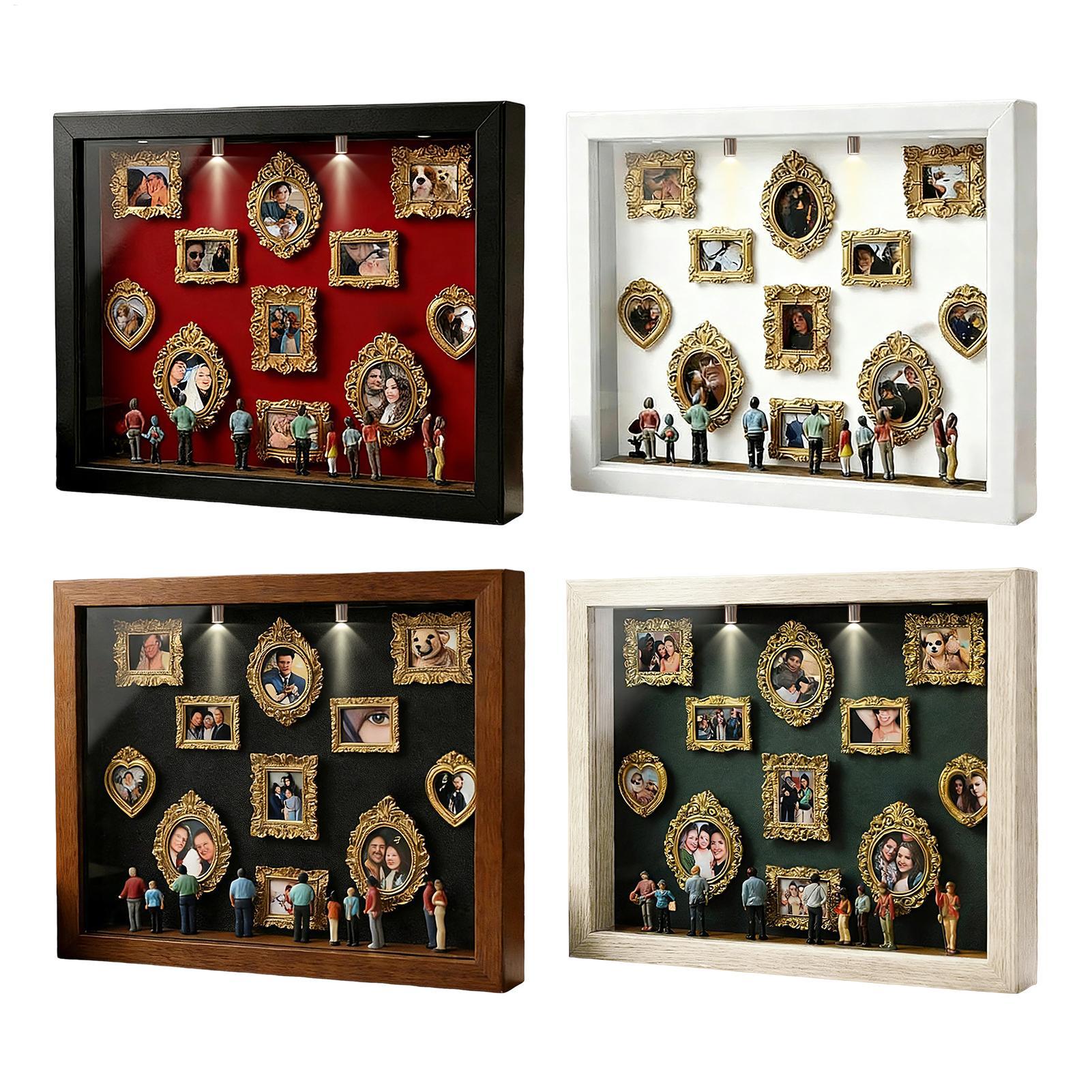 Art Craft Museum - Kleine DIY-Displaybox mit tiefem Rahmen, Miniatur-Museumsrahmen