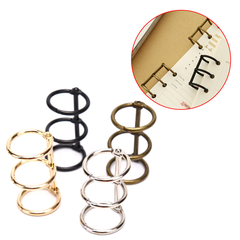 Art Craft Books - 2 Stück Metall-Ordner mit 3 Ringen