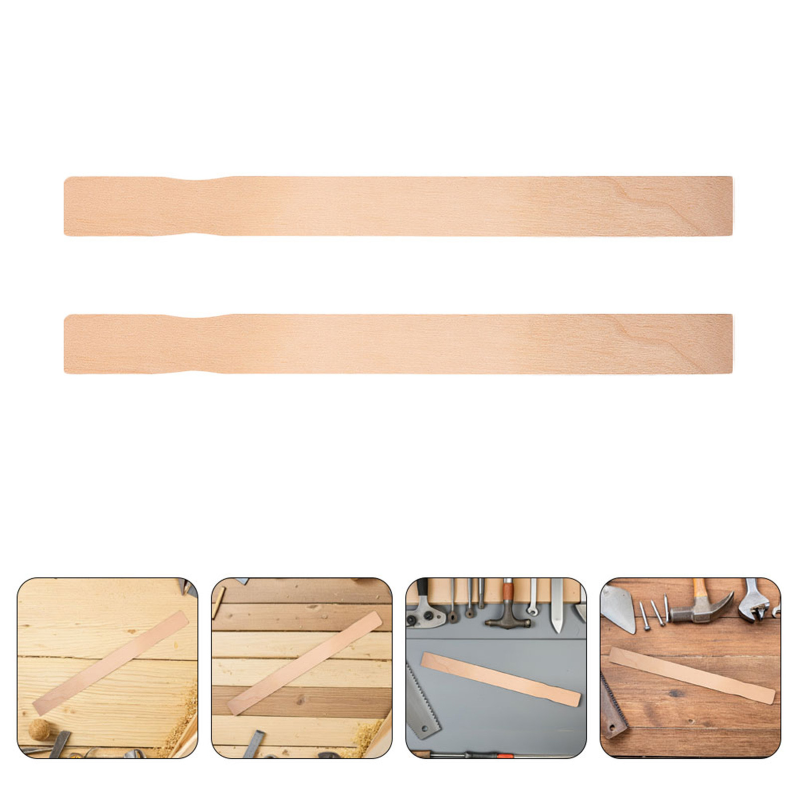 Art Craft Market - 15 Stück Farbrührstäbe, Hochwertige Holz-Mischstäbe für
