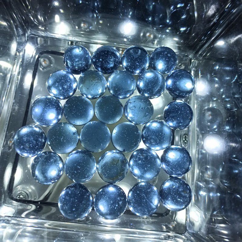Art Craft Vase - Glasmurmeln 14/16/17mm Farbige Glasperlen für Vasen,