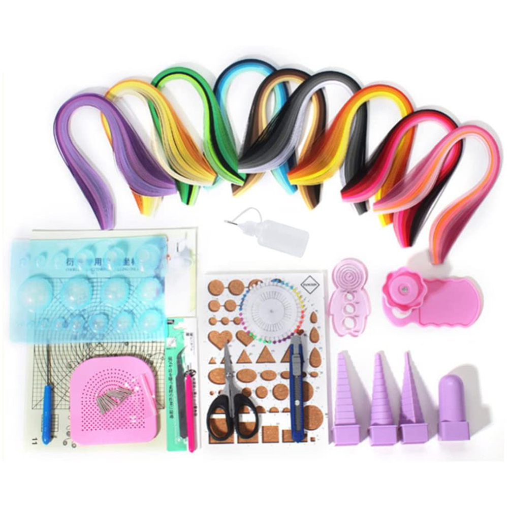 Quilling Paper Strips - Papier Quilling Set 18 Arten Werkzeuge