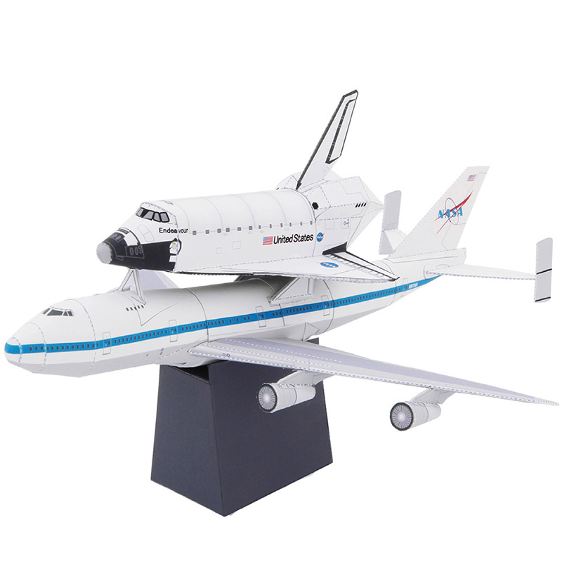 Art Craft Center - Boeing 747 Shuttle Carrier Aircraft Falten