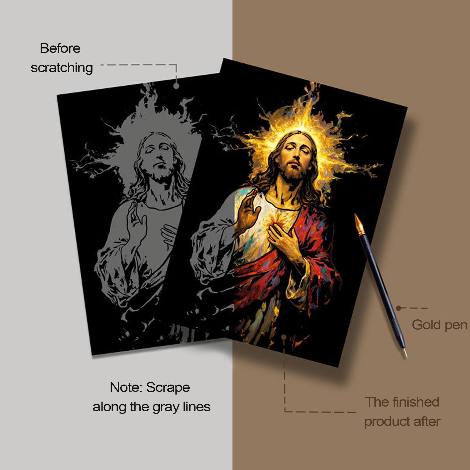 Kratzbuch Jesus Kratzmalerei 1 – Art Craft Books Bewertung und Preis