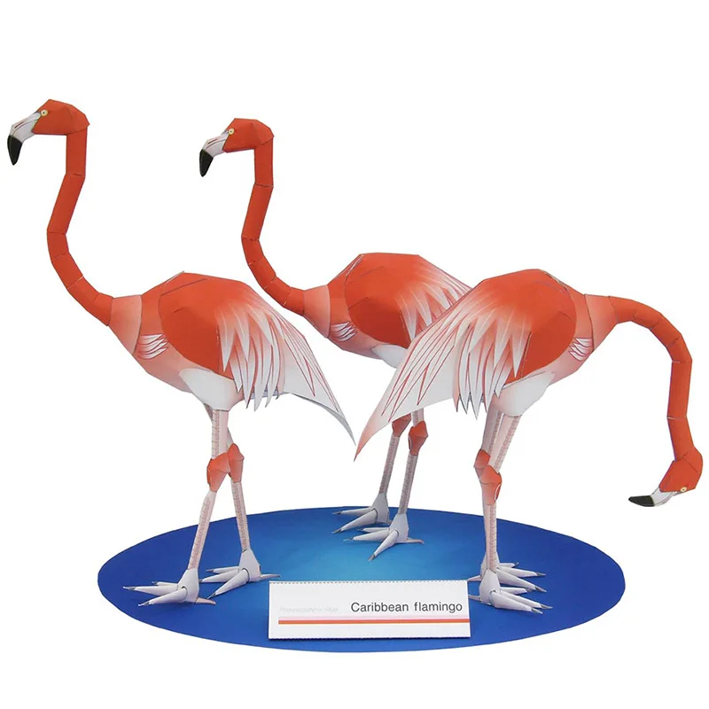 Karibik Flamingo Falten Drei V – Art Craft Center Bewertung und Preis