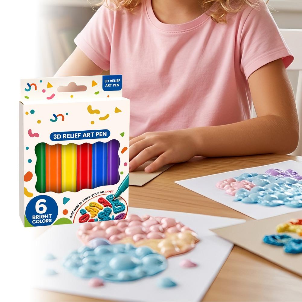 3D Puffy Popcorn Kunst-Markers – Art Craft Doodle Bewertung und Preis