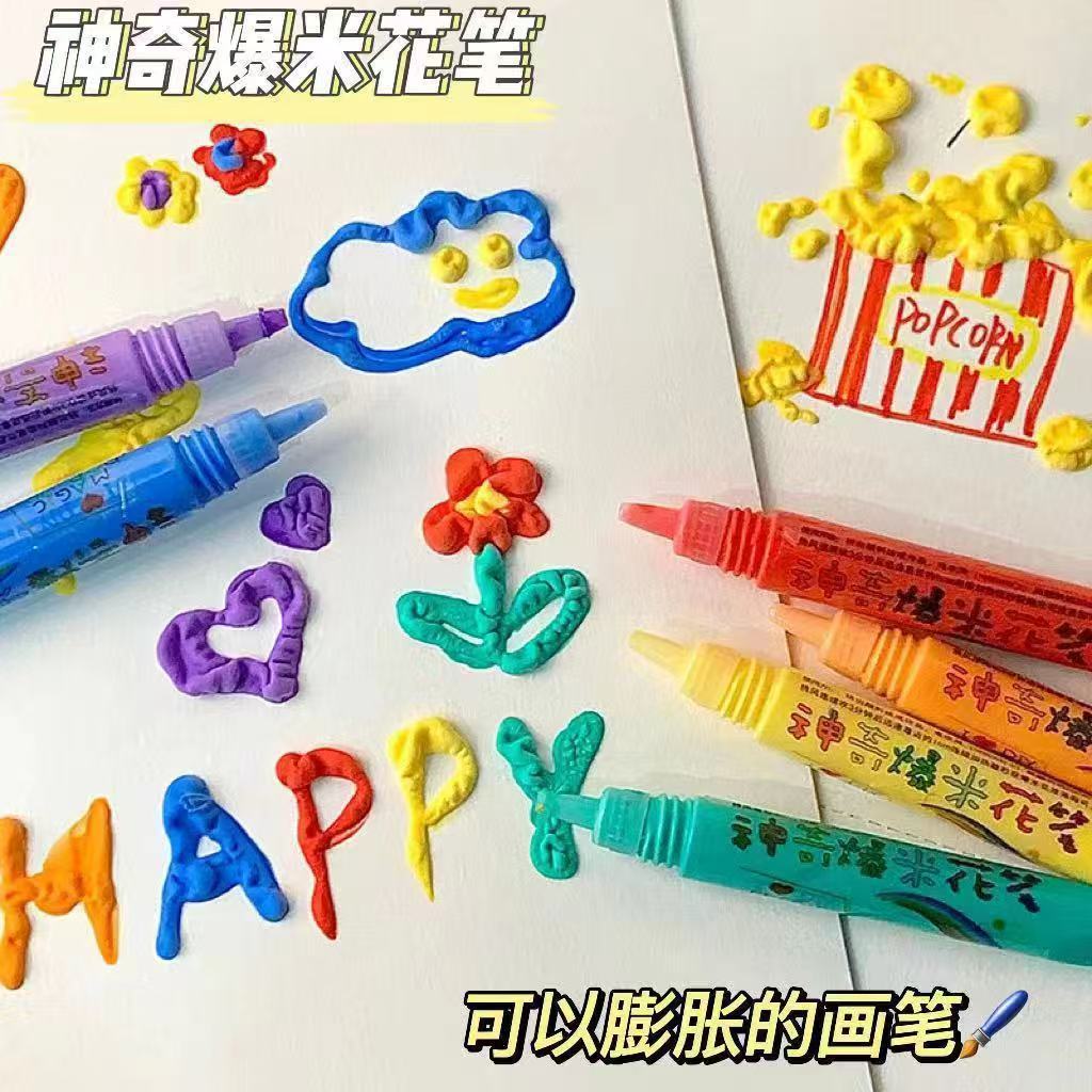 6 Stück Popcorn 3D-Bubble-Mals – Art Craft Doodle Bewertung und Preis
