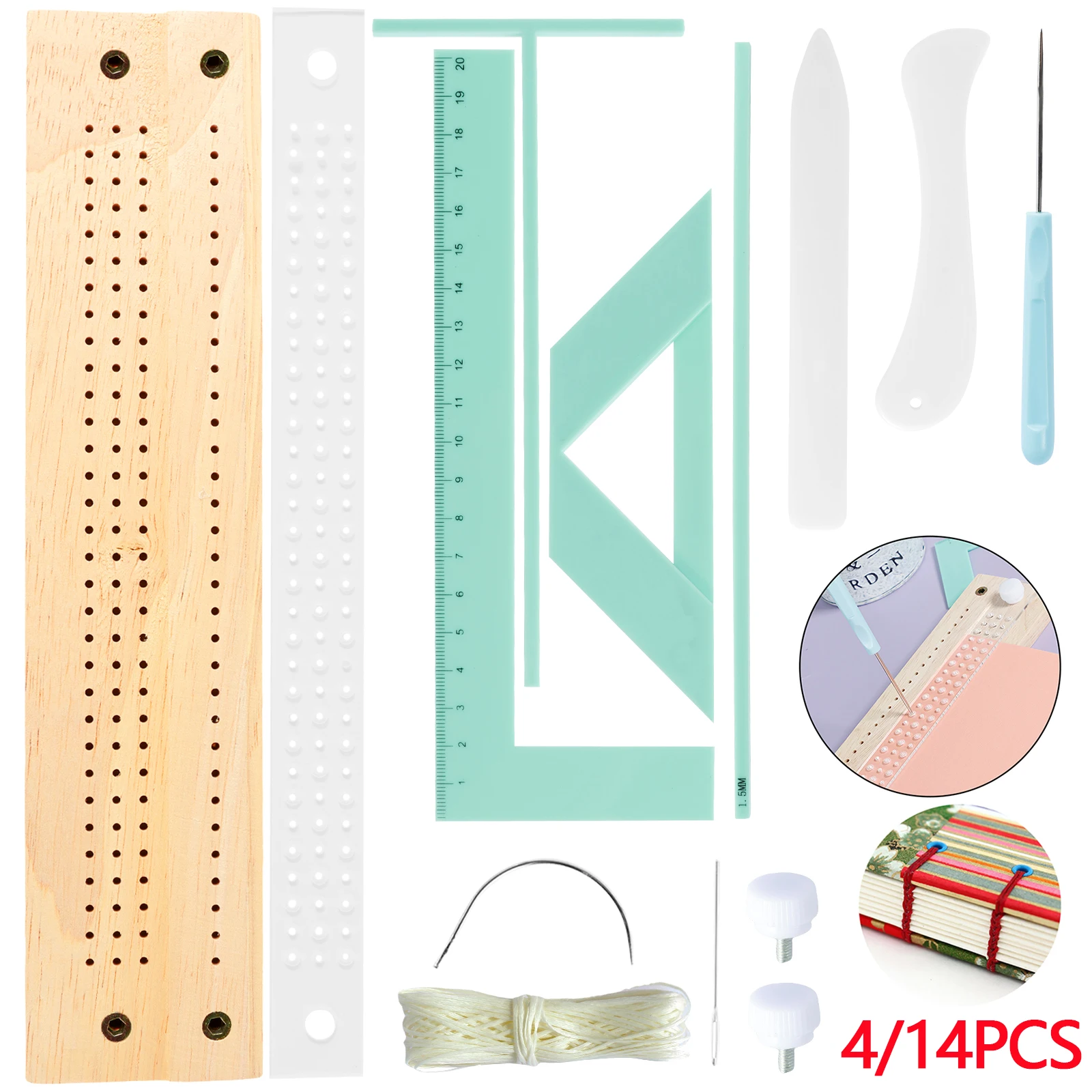 14/4-teiliges Scrapbooking-Wer – Art Craft Books Bewertung und Preis