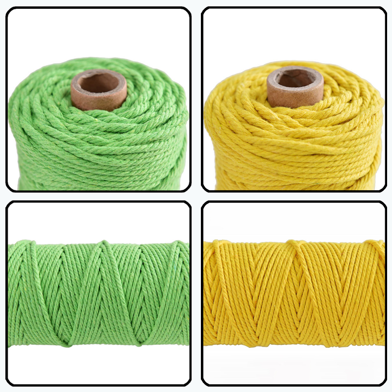 110 Yards handgemachte Boho De – Macrame Cord Cotton Bewertung und Preis