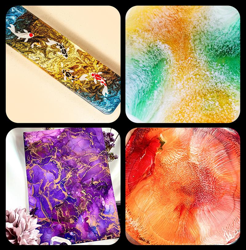 1 Set Kunsttinte Alkohol Epoxi – Alcohol Ink Set Bewertung und Preis
