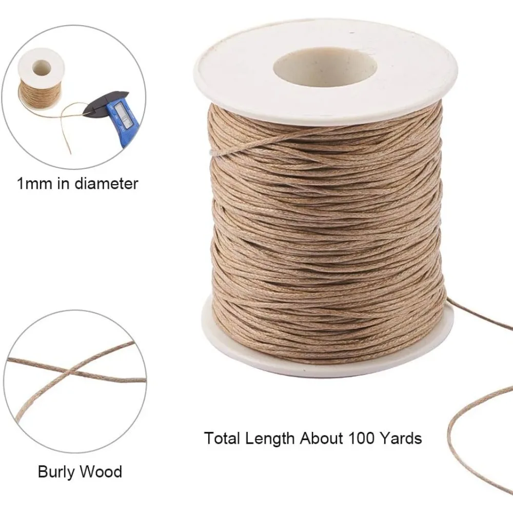 100 Yards gewachste Kordel aus – Macrame Cord Cotton Bewertung und Preis