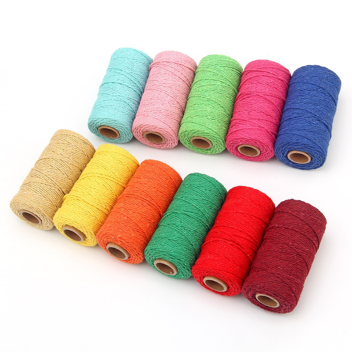 2mm Seil Twisted-Cord 100m Bau – Macrame Cord Cotton Bewertung und Preis