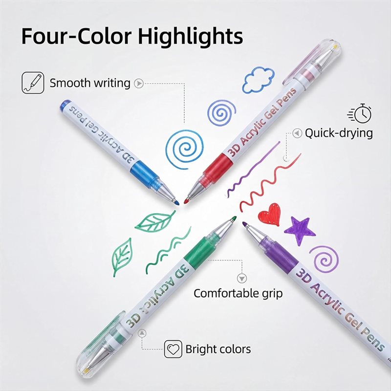 【FITTING】Gelschreiber-Set aus  – Art Craft Doodle Bewertung und Preis