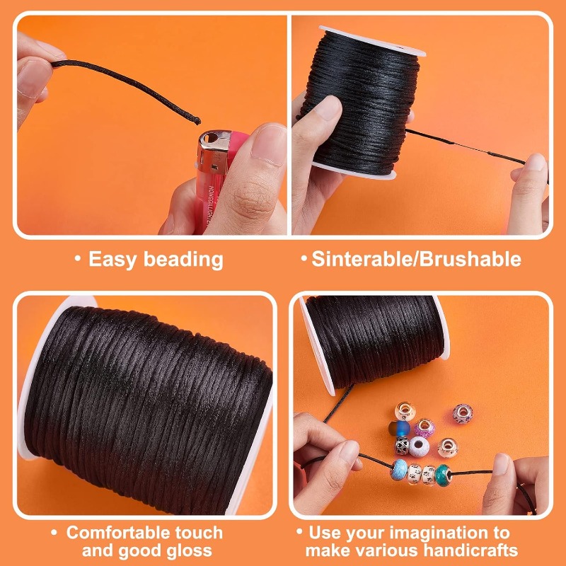 106 Yards Rattail Satin Schnür – Macrame Cord Cotton Bewertung und Preis