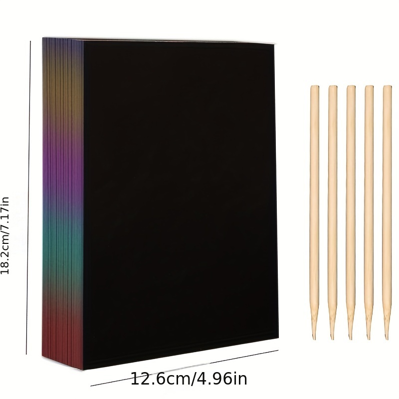 50 Stück Kratzpapier für Kinde – Art Craft Kits For Kids Bewertung und Preis