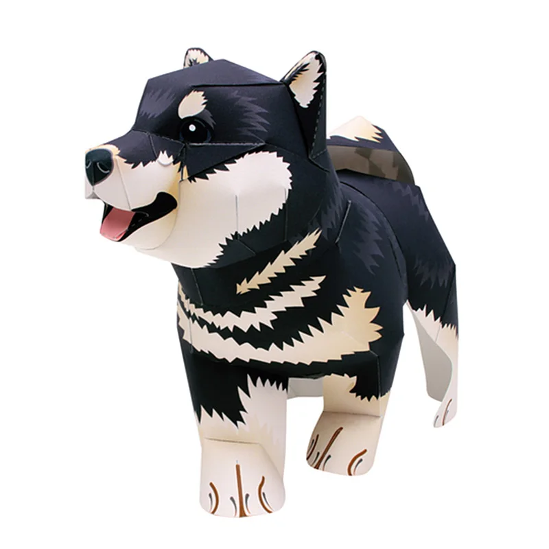 Schwarzer Shiba Inu Hund, hand – Art Craft Center Bewertung und Preis
