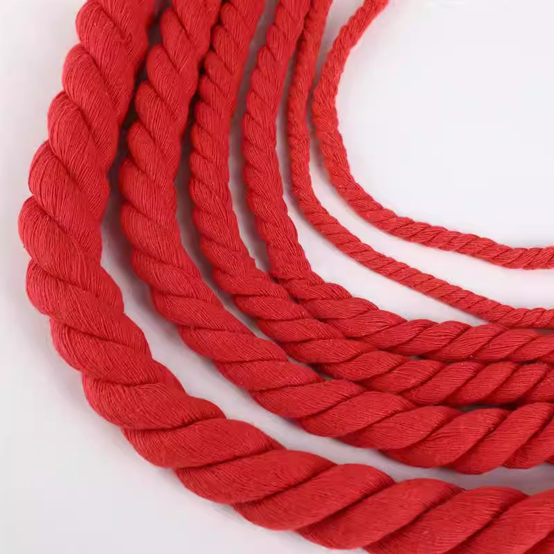 2/5/10 Meter 5/8/12/20mm Rote  – Macrame Cord Cotton Bewertung und Preis