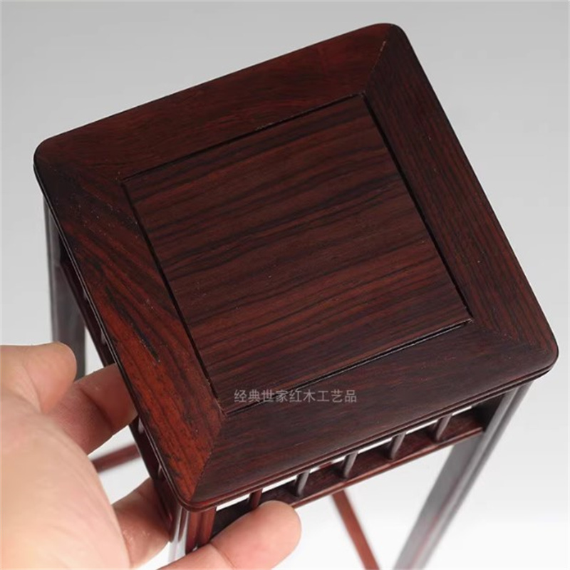 Roter Holzdekorationssockel, B – Art Craft Vase Bewertung und Preis