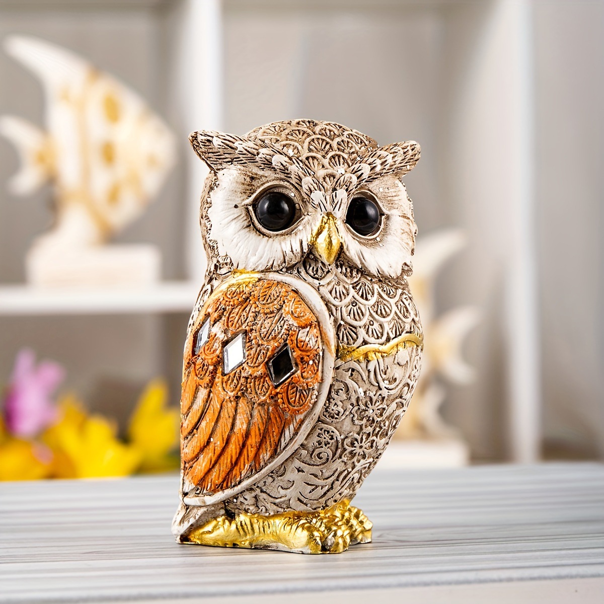 Neue Trendige Eulen-Statue aus – Tv Art And Craft Bewertung und Preis