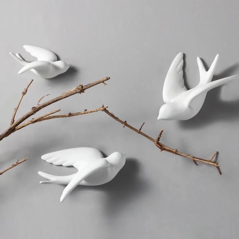 Kreative Keramik Vögel Wandbeh – Tv Art And Craft Bewertung und Preis