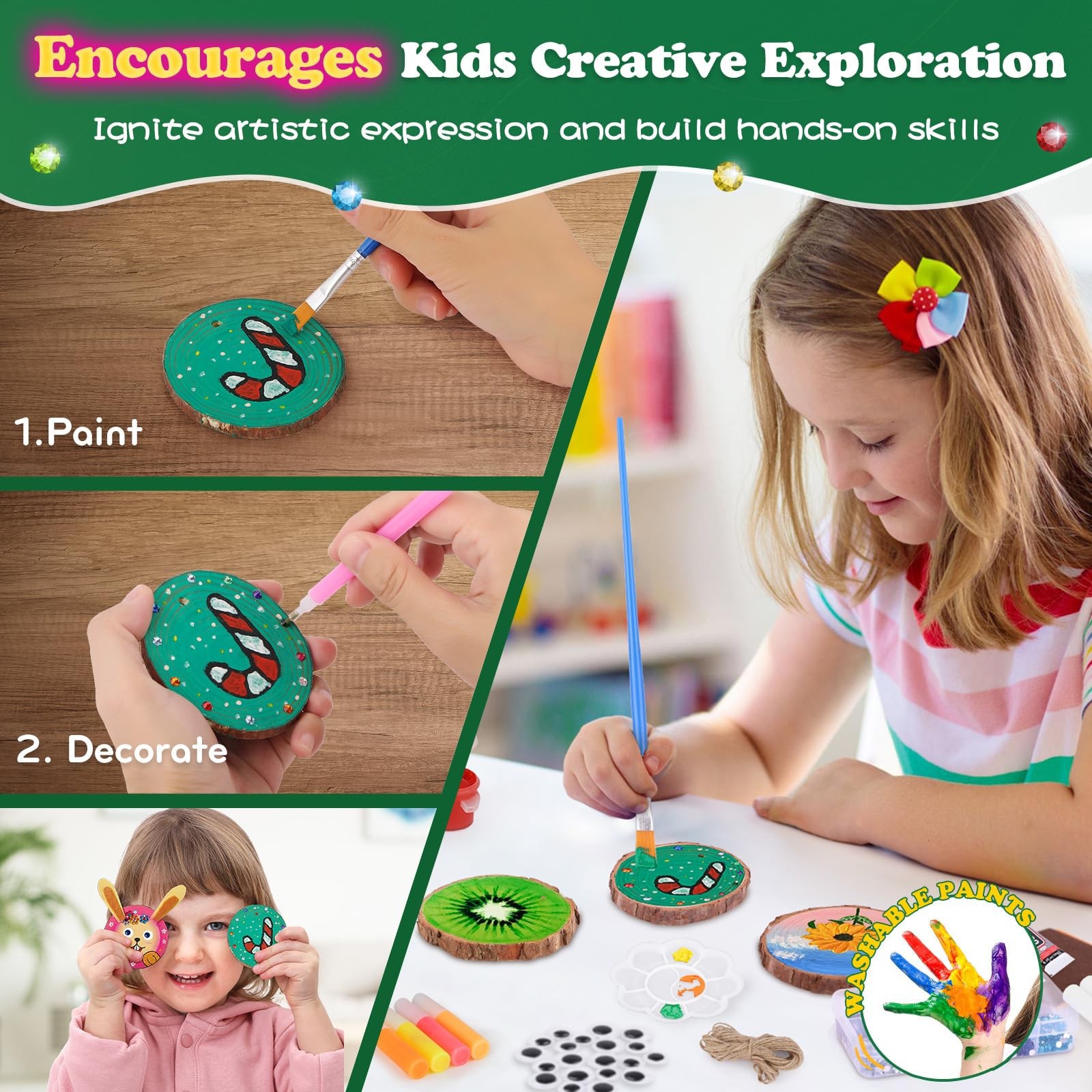Kinder Leuchtende Holzmalerei- – Art Craft Kits For Kids Bewertung und Preis