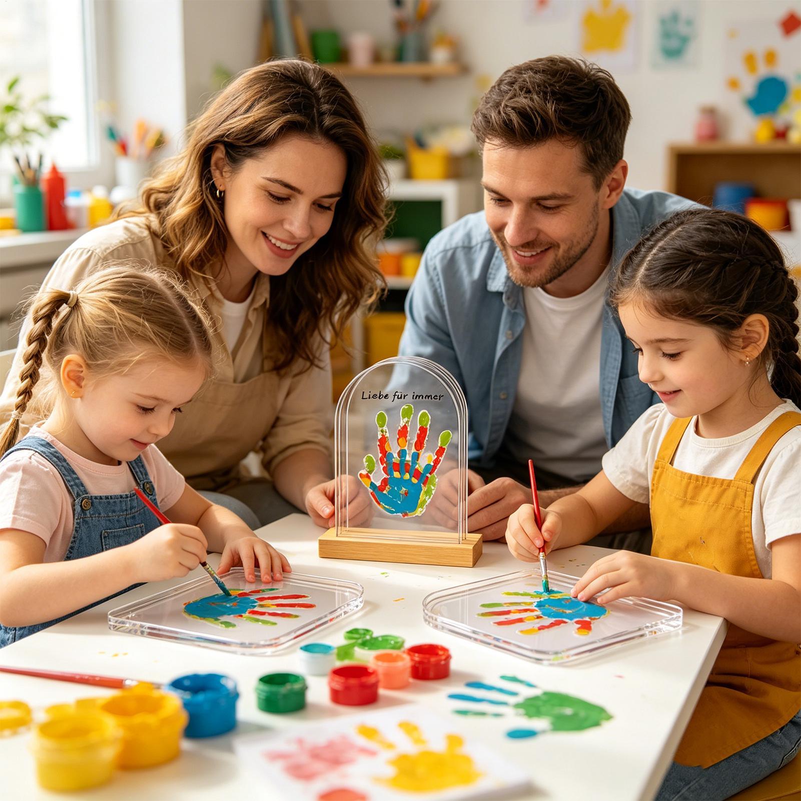 Familien-Handabdruck-Set mit L – Art Craft Kits For Kids Bewertung und Preis