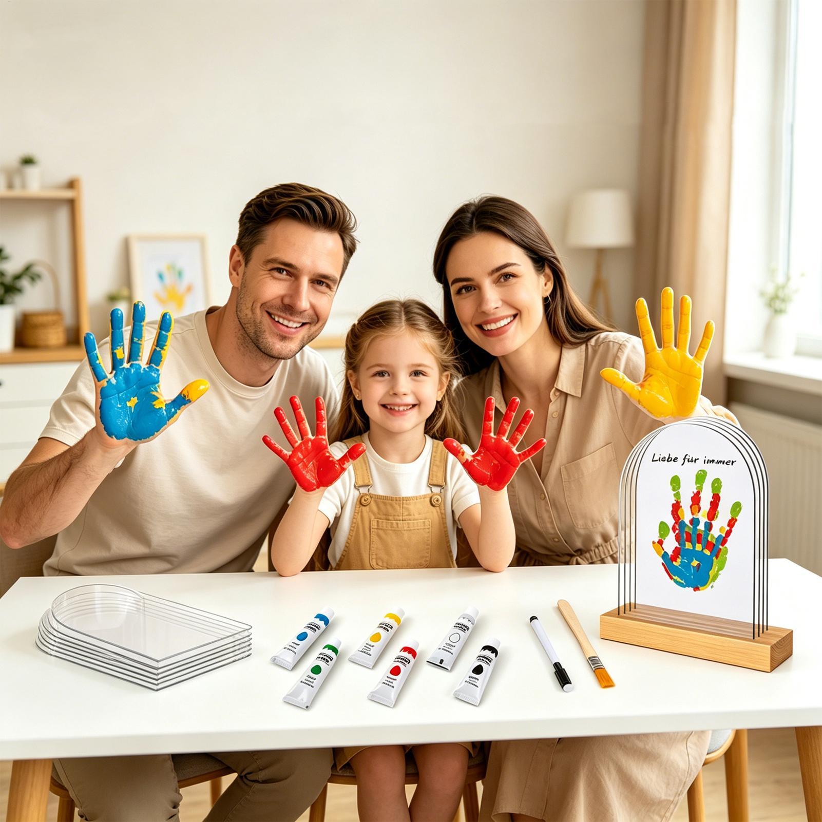 Familien-Handabdruck-Set mit L – Art Craft Kits For Kids Bewertung und Preis