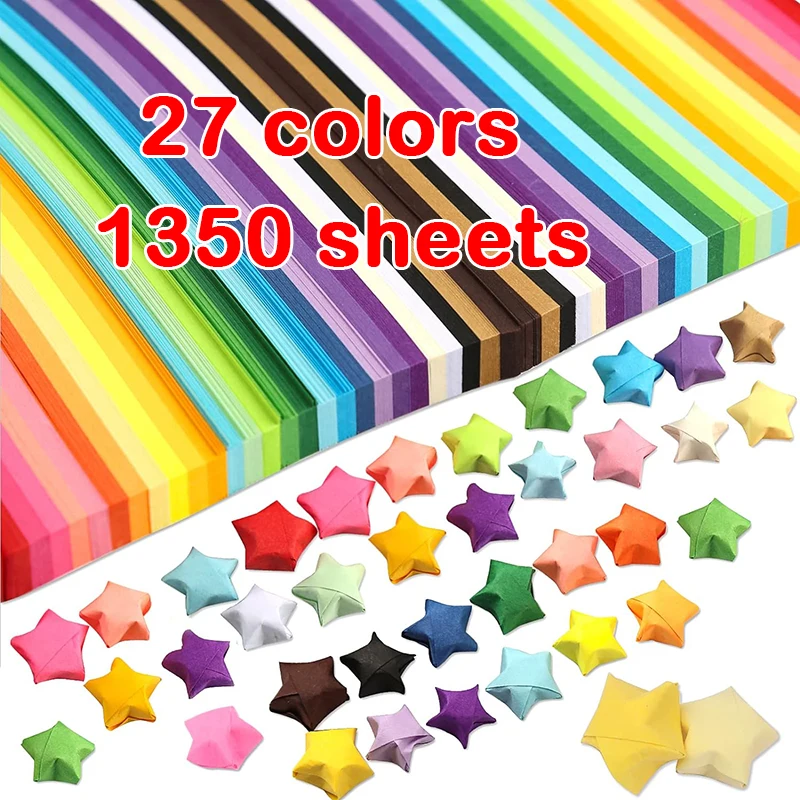 1350 Blatt Stern-Origami-Papie – Quilling Paper Strips Bewertung und Preis