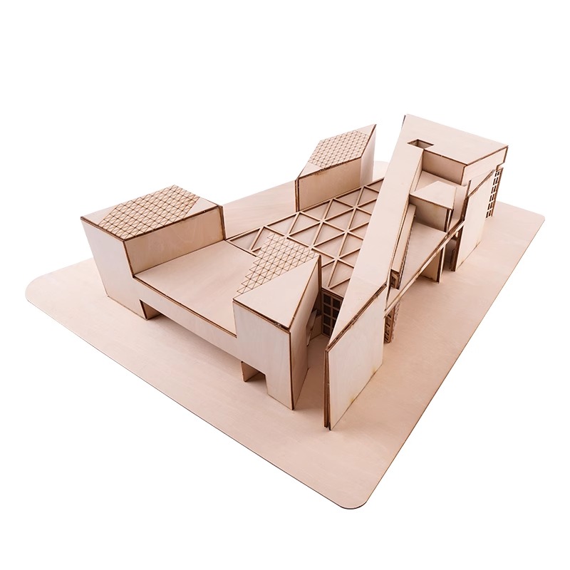 Maßstab 1:100 1:200 DIY Miniat – Art Craft Museum Bewertung und Preis