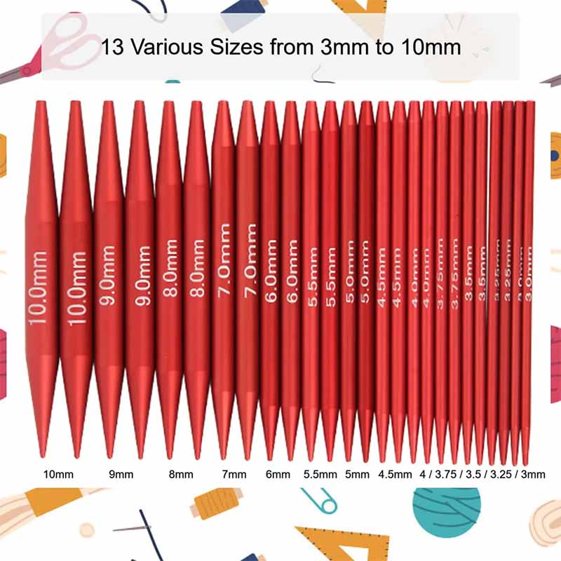 25-teiliges Stricknadel-Set Au – Knitting Needle Circular Bewertung und Preis