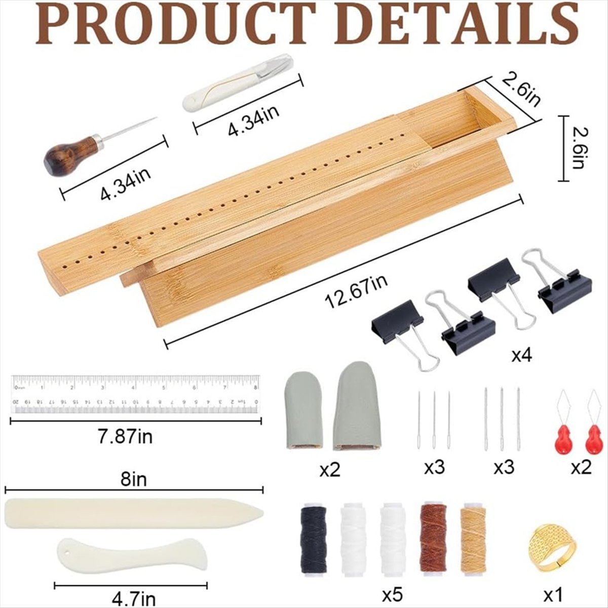 *X07A 26-teilige Buchbindungsh – Bookbinding Supply Kit Bewertung und Preis