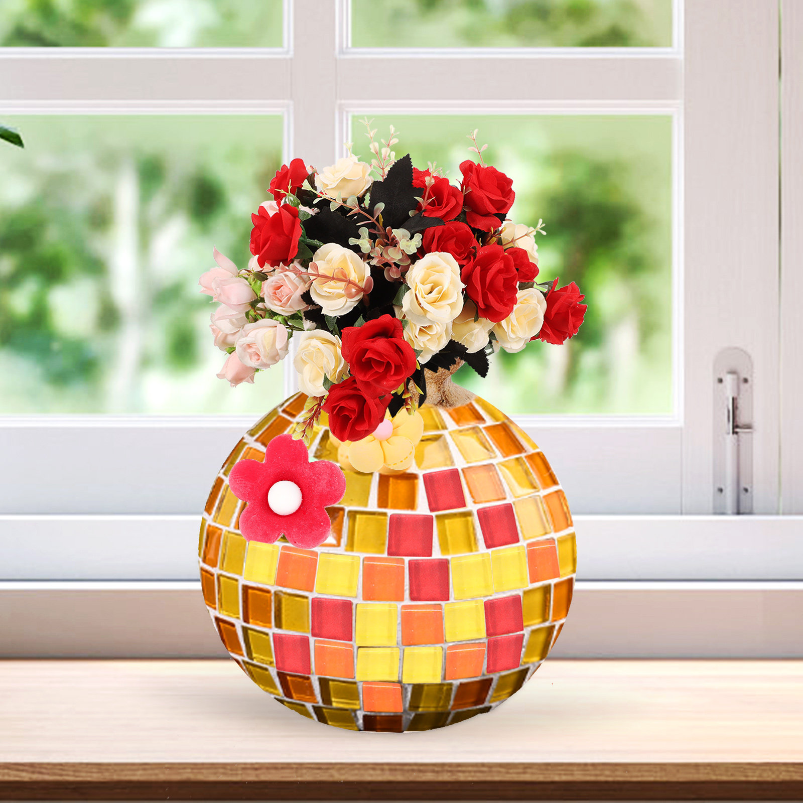 1 Set DIY Mosaik-Vasen-Bastels – Art Craft Vase Bewertung und Preis
