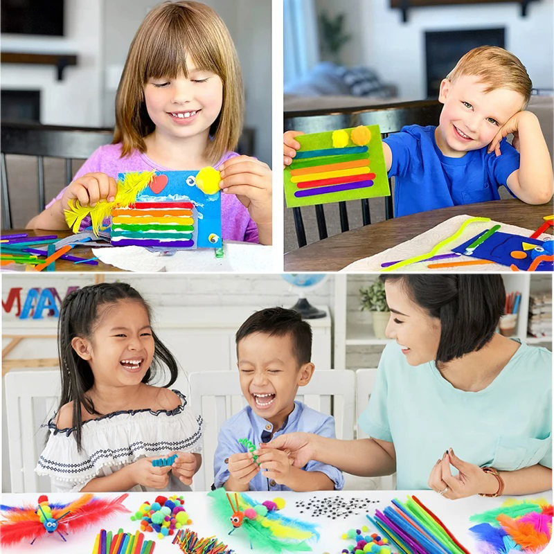 1000 stücke Kinder Handwerk Ku – Art And Craft Nature Bewertung und Preis