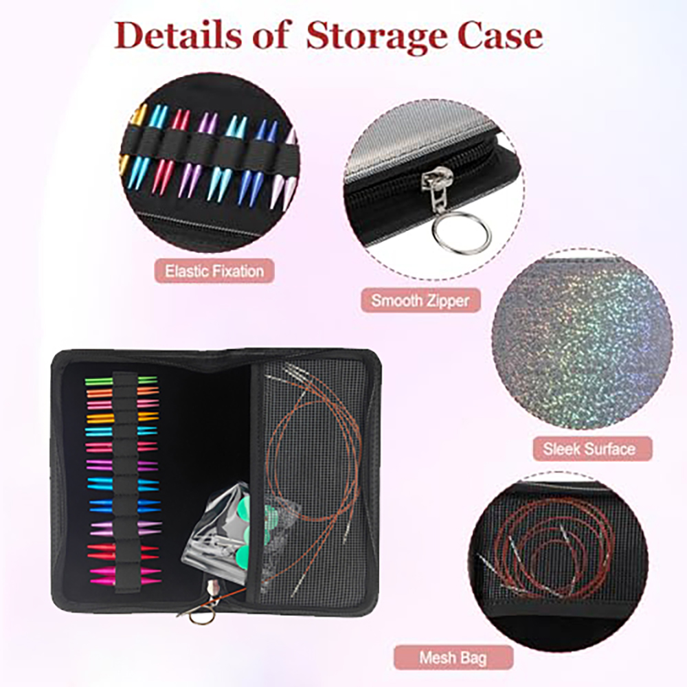 12 Paar austauschbare Rundstri – Knitting Needle Circular Bewertung und Preis