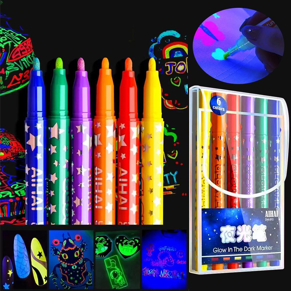 6 Farben im Dunkeln leuchtende – Art Craft Doodle Bewertung und Preis