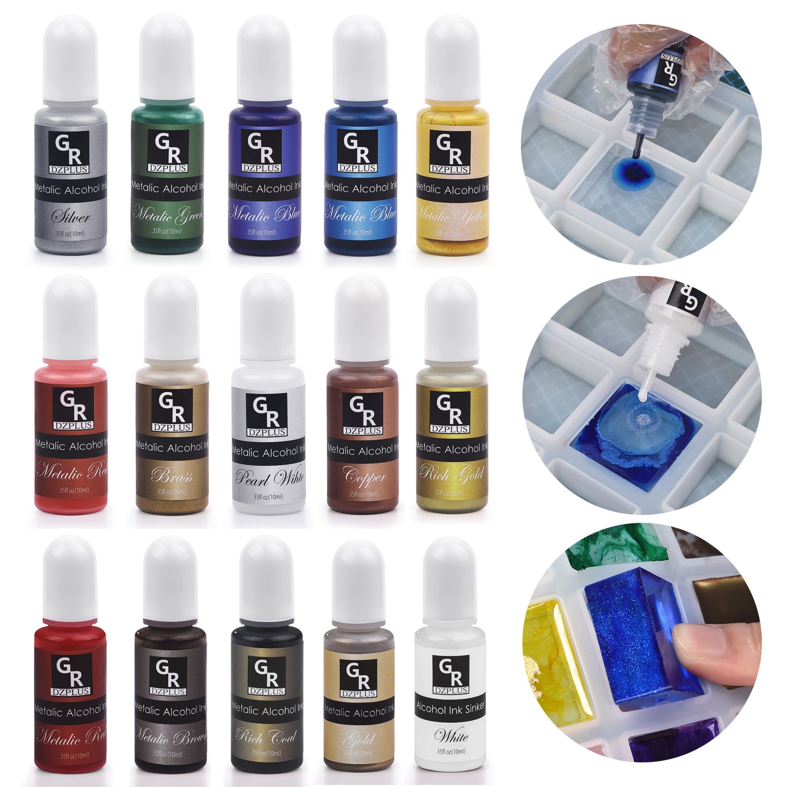 1 Set Harz Pigment Kit Kunst T – Alcohol Ink Set Bewertung und Preis