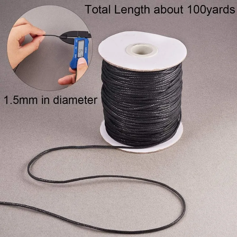 1 Rolle 100 Yards gewachste Sc – Macrame Cord Cotton Bewertung und Preis
