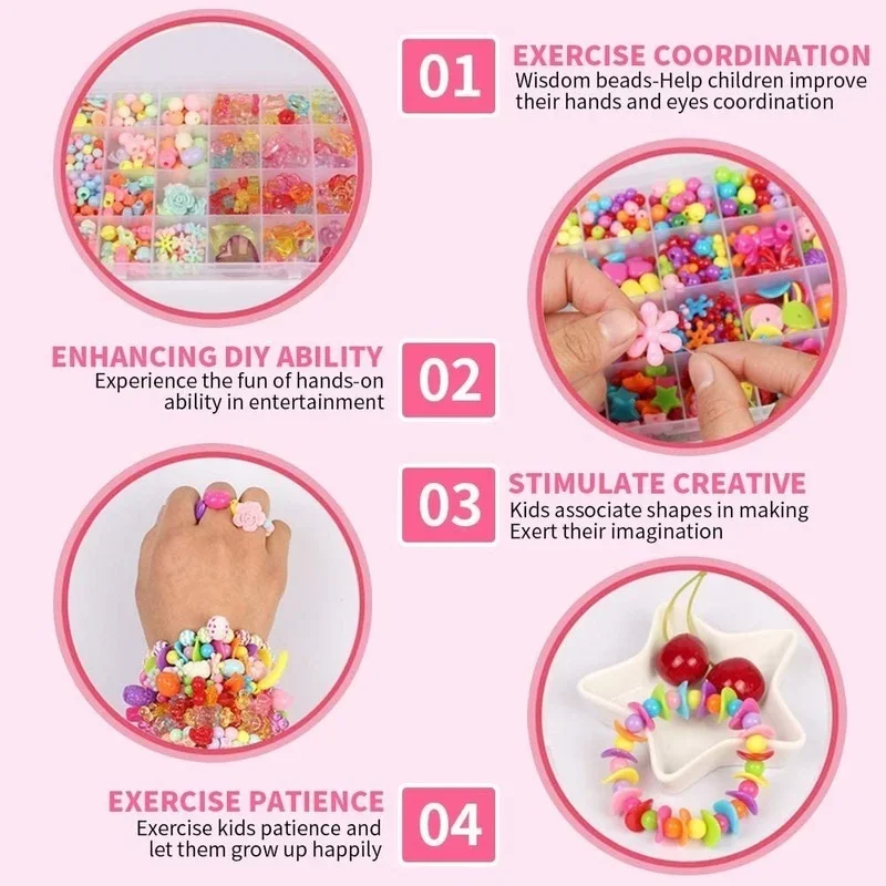 Mädchen DIY Perlen Set Schmuck – Art Craft Kits For Kids Bewertung und Preis